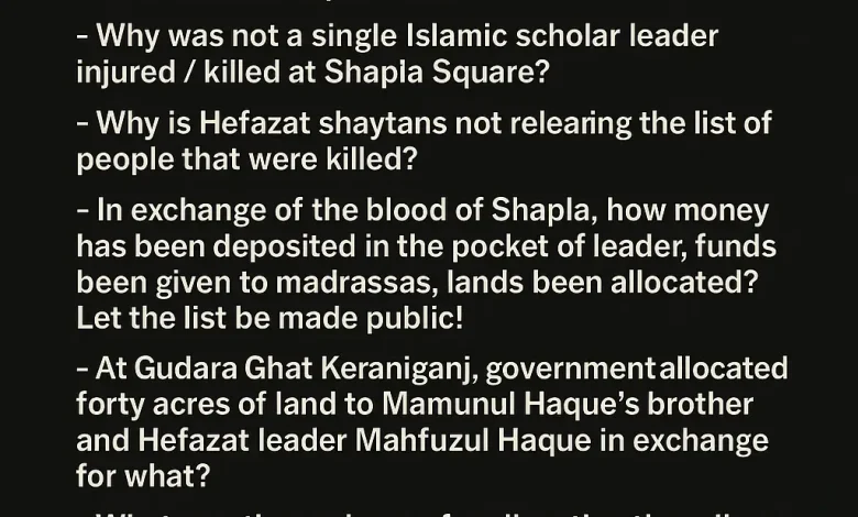 💥 BOOM! Expose the Hypocrisy of Hefazat Leaders! 💥